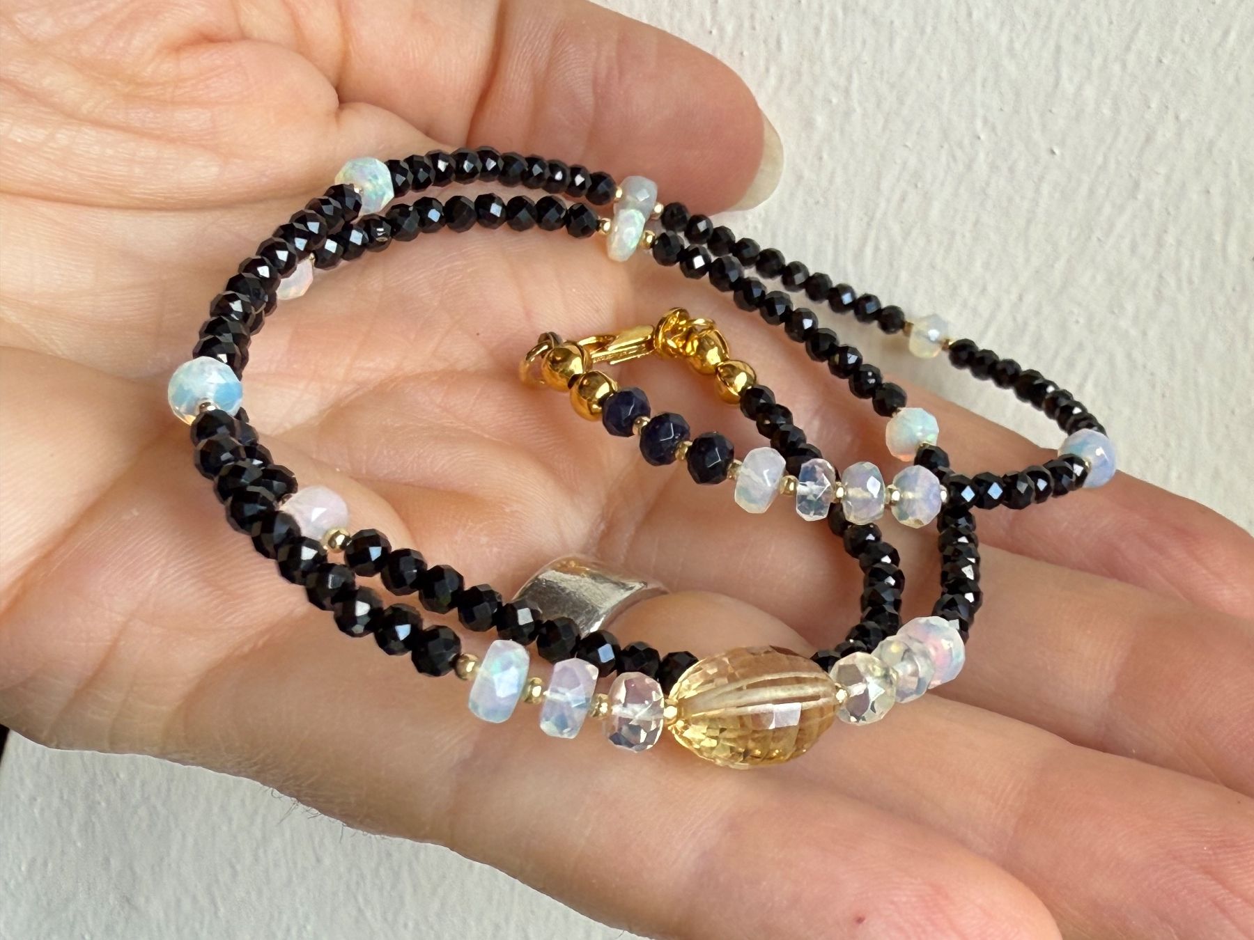 Catenine: Wunderschöne Opal, Spinell, Citrin Collier NEU NEU – Nuovo e nell'imballaggio originale da Basel venduto da Chili007 4