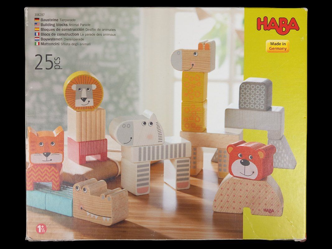Haba Jeux: HABA Bausteine Tierparade – D'occasion à Hünenberg par Restwert_Zug