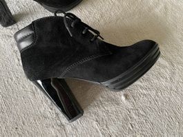 HOGAN Schnürstiefeletten schwarz - NP 590.-