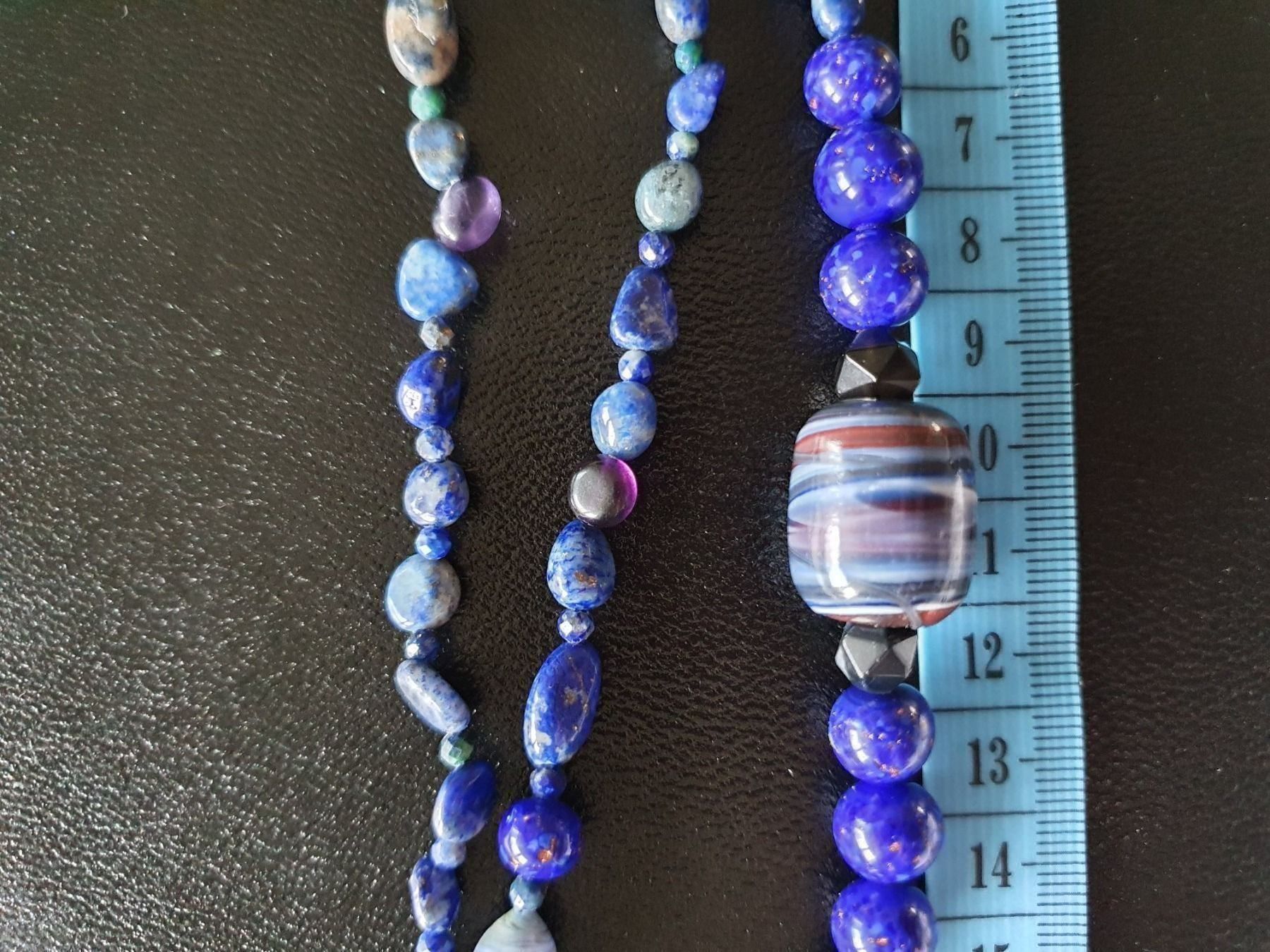Murano Ketten: Murano glass mit Lapis Lazuli – Neu (gemäss Beschreibung) aus Benglen von Meercat3 5