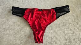 Tanga rosso nero Beldona tg.L (mai usato)