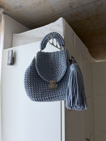 Handgemachte gehäkelte Tasche – Unikat 