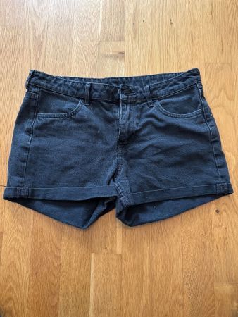 H&M Jeansshorts Schwarz