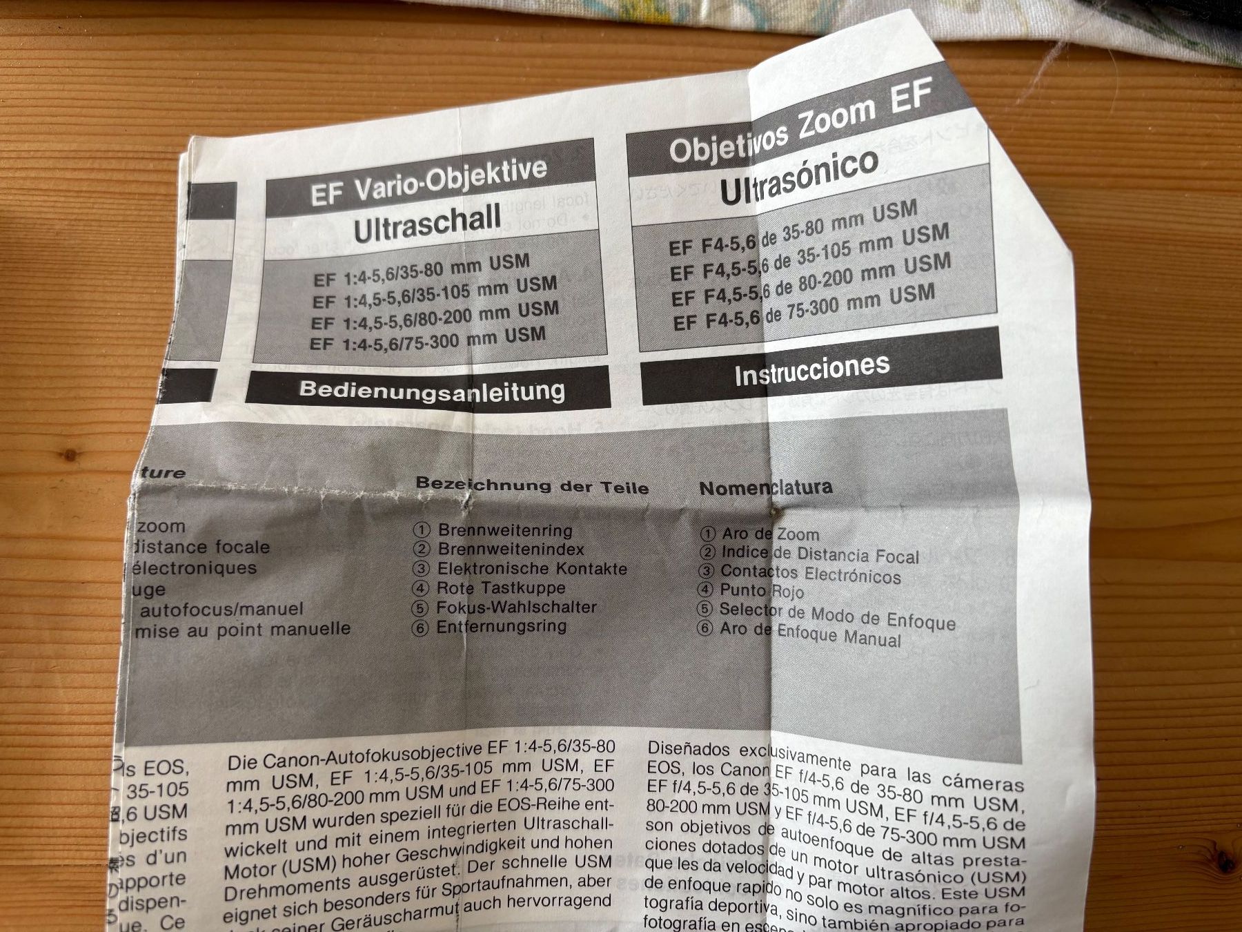 Canon Obiettivi: EF Vario Objektiv – Usato da St. Gallen venduto da Adwen 1