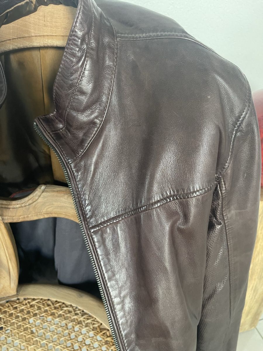 Manor Giacche: Lederjacke Herren – Nuovo (secondo la descrizione) da Weingarten-Kalth venduto da 53solti 5