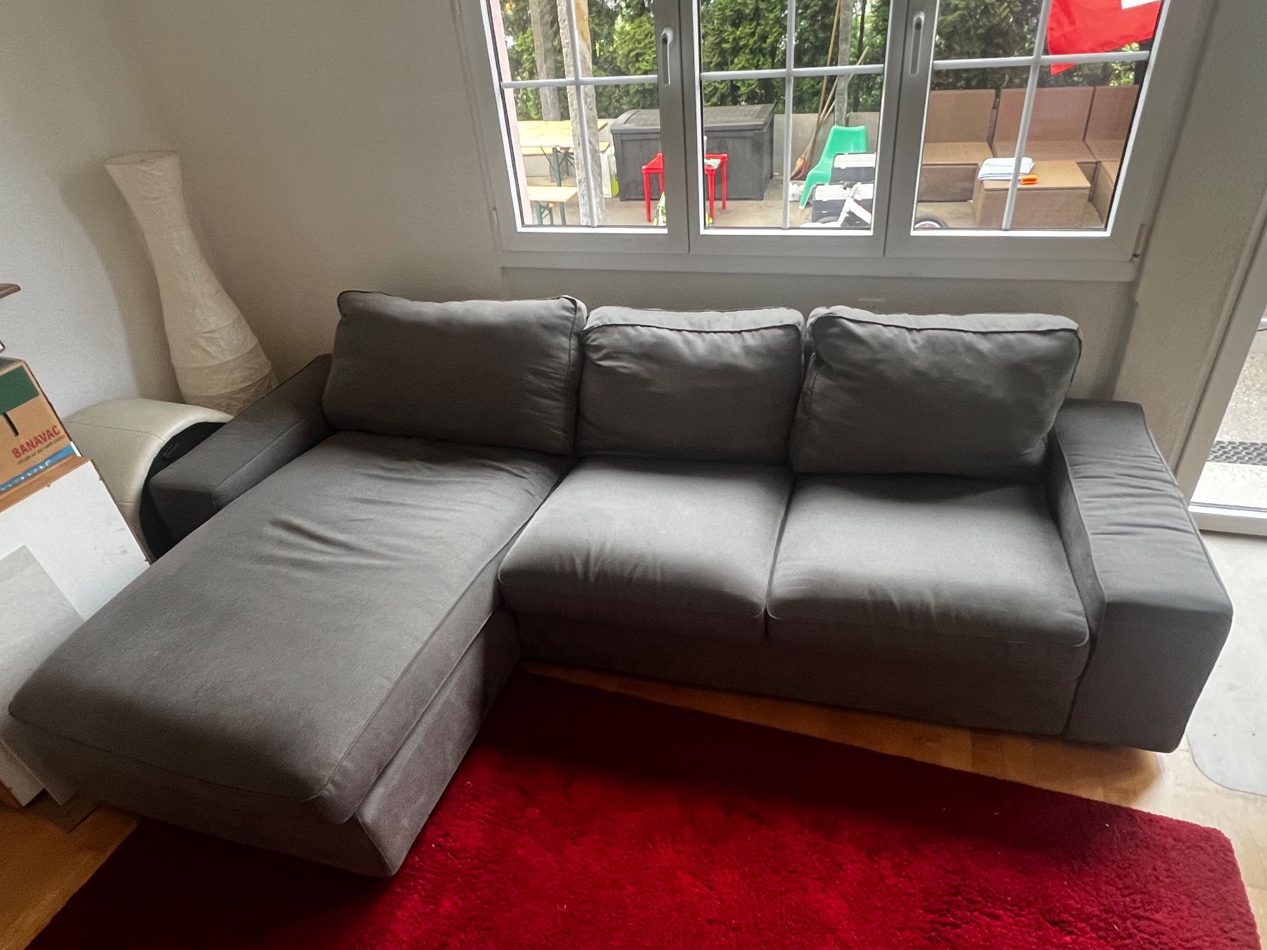 Ikea Sofas: 3er-Sofa mit Récamiere IKEA KIVIK – Gebraucht aus Zürich von AGATT