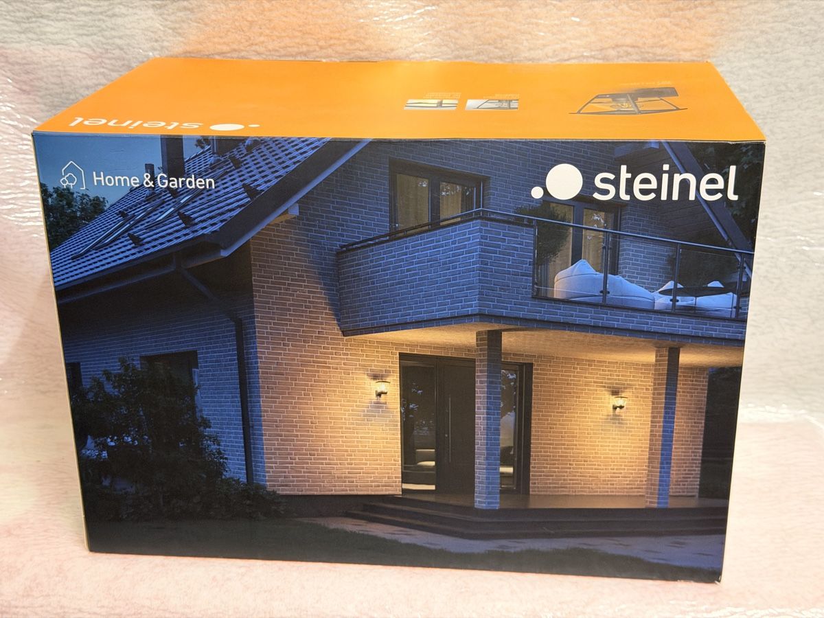 Steinel Lampade: Neue Steinel Aussenleuchte schwarz, E27 – Nuovo e nell'imballaggio originale da Schaffhausen venduto da Resell_SH 4