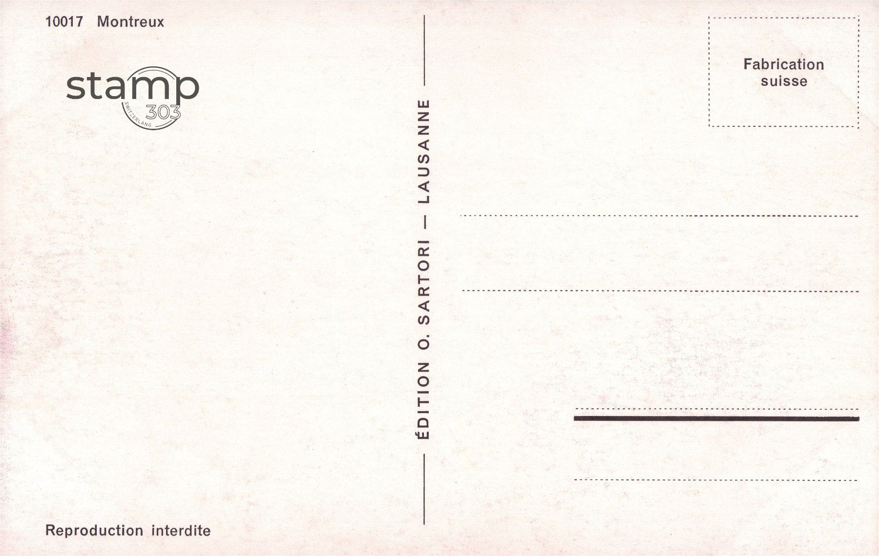 Cartoline postali: AK Montreux – Usato da Eggersriet venduto da stamp303 1