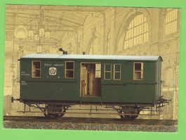 PTT Bahnpostwagen Bildkarte, gestempelt 1990