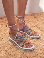 Belles sandales multicolores