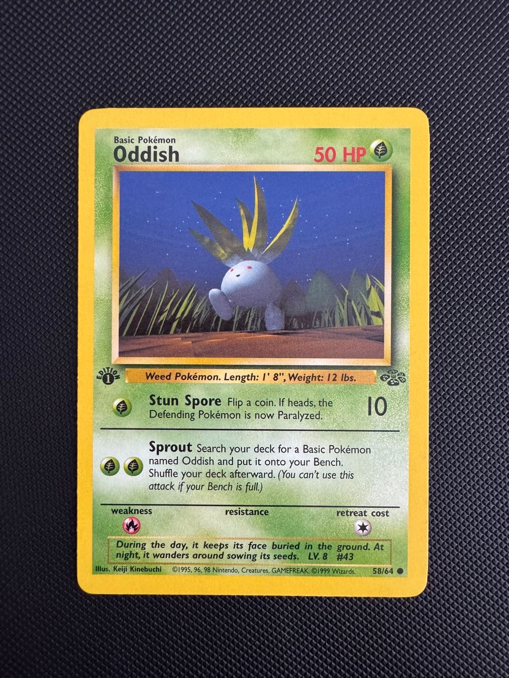 Pokémon Carte collezionabili: Pokémon Oddish 1. Edition 58/64 – Usato da Seuzach venduto da provenzano18
