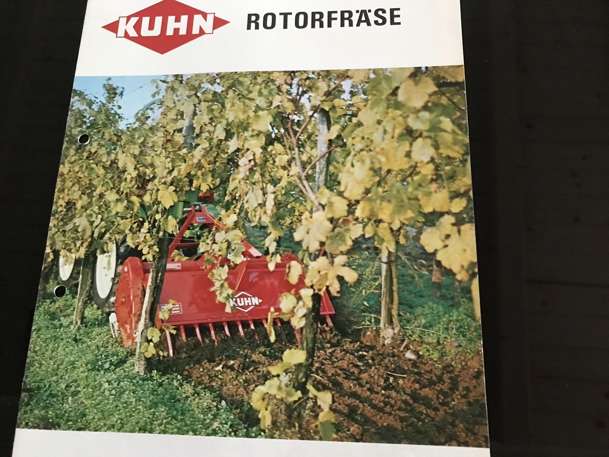 Dokumente: Kuhn EL 45 Rotorfräse,Prospekt  – Gebraucht aus Balterswil von Jeko1967