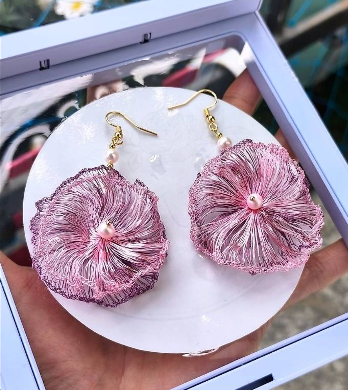 Orecchini pendenti & Orecchini a lobo: Boucles d'oreilles faits main  – Nuovo (secondo la descrizione) da Ursy venduto da tan_8qdl 3