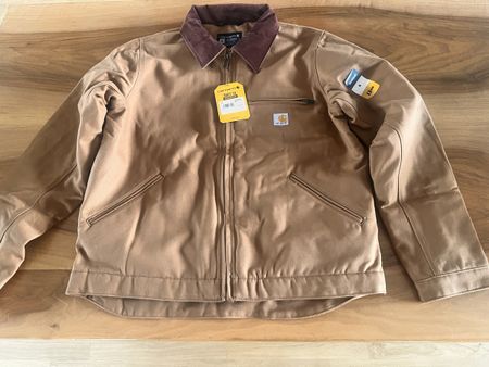 Carhartt Detroit Jacke braun gefüttert Grösse M neu
