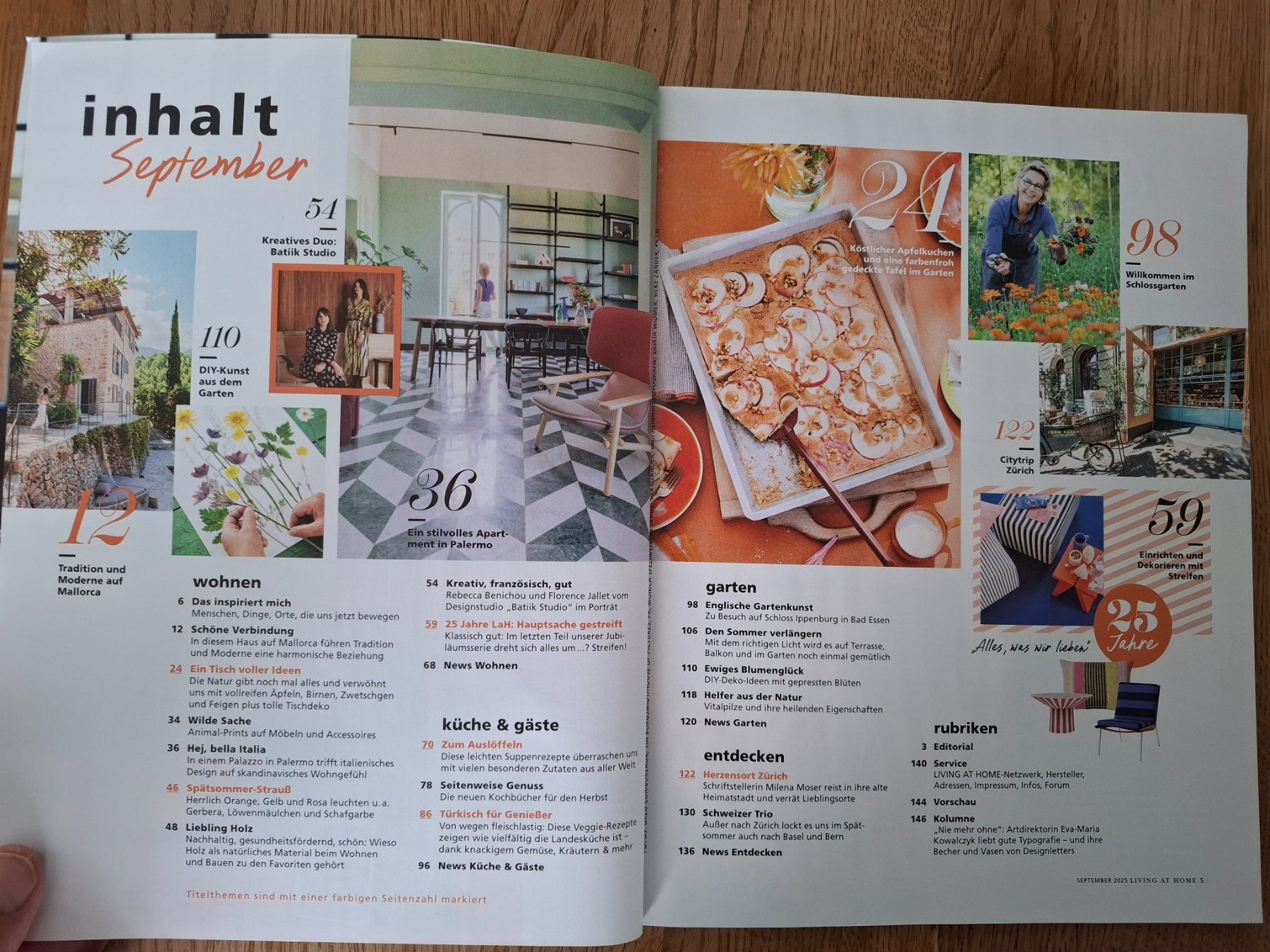 Riviste & Magazine: Liveing at Home September 2025 – Nuovo (secondo la descrizione) da Affoltern am Albis venduto da Sabinezc 1