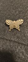 Brosche Schmetterling goldfarben guter Zustand
