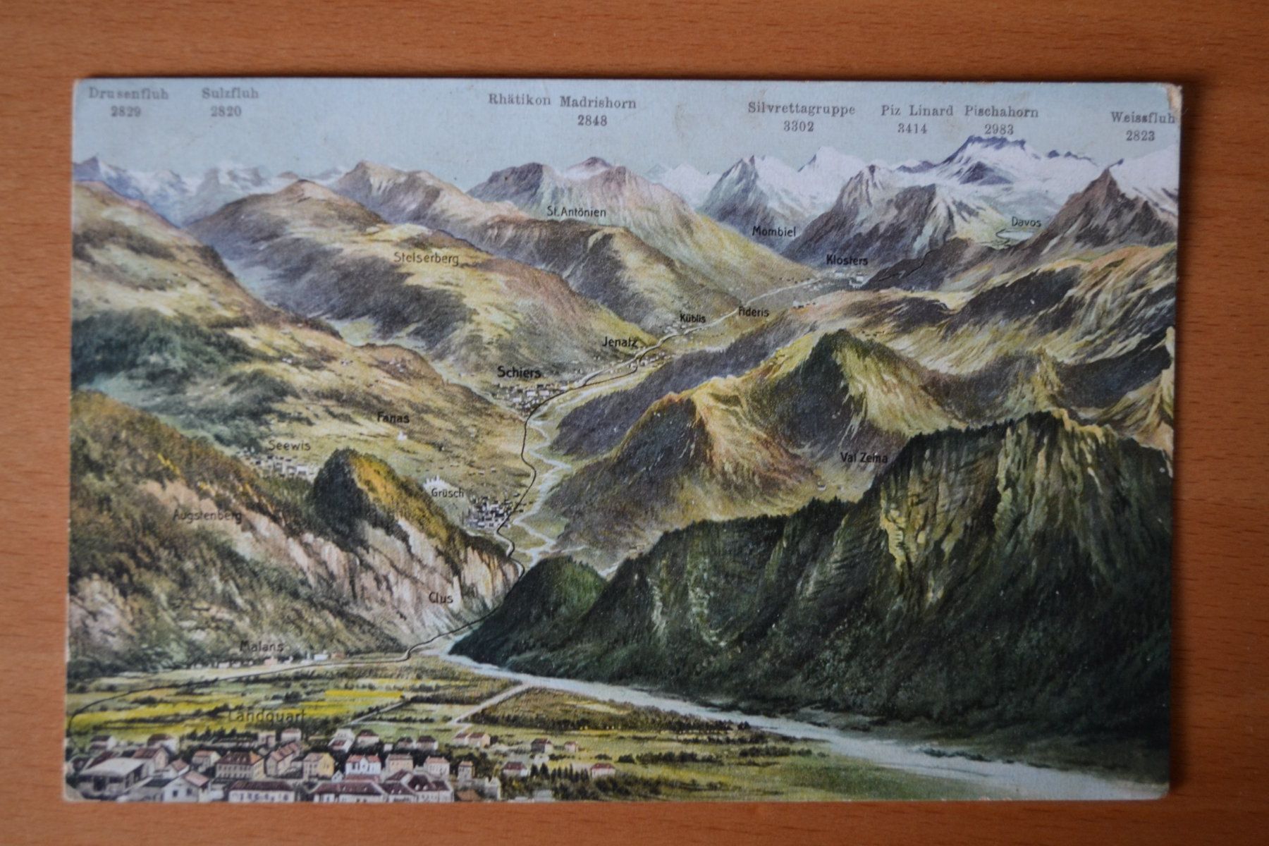 Cartoline postali: AK Landquart – Usato da Beinwil am See venduto da kajak55