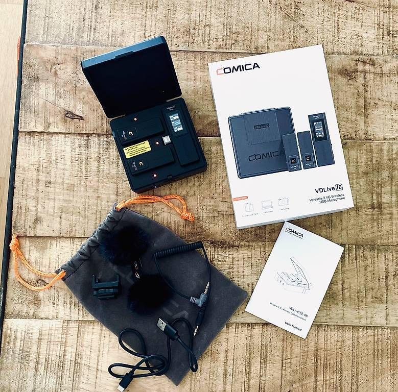 Microfoni: Comica Wireless Microphone für I-Pjone etc – Usato da Kriens venduto da Dwildstarmusik 1