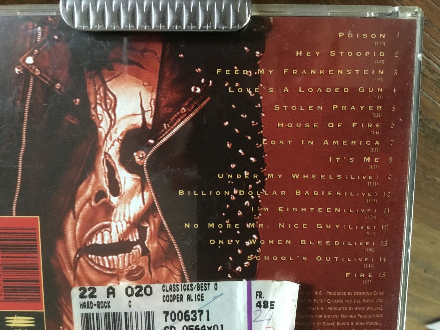 CD: Alice Cooper Classicks CD Hard Rock  🎸 – Usato da Thierachern venduto da sweden08 1