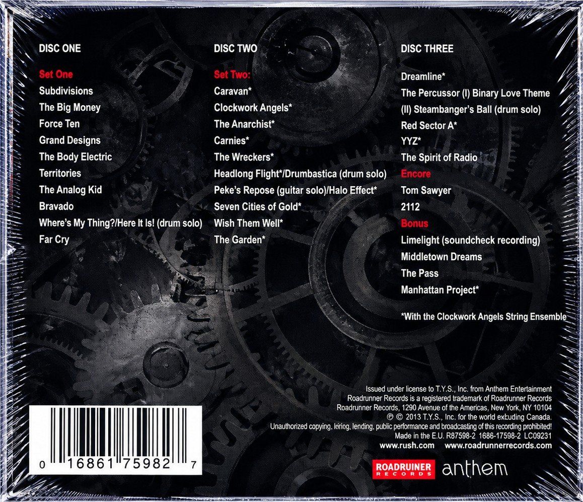 CDs: CD Rush Clockwork Angels Tour", Nr. 444 – Neu und originalverpackt aus Kottwil von Crazyrolf 1