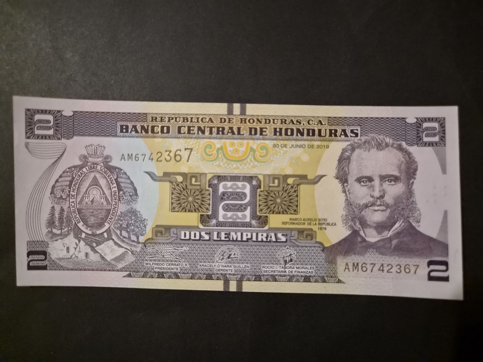 Banconote: Honduras 2019 2 lempiras P97 UNC – Nuovo (secondo la descrizione) da Versoix venduto da rucio
