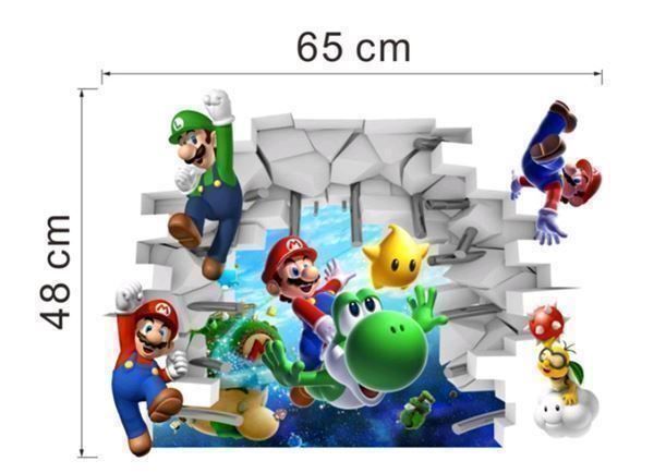 Aufkleber: Sticker Super Mario Bros 65*48cm – Neu und originalverpackt aus Gurmels von Swisspod 1