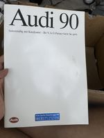 Alter originaler Audi 90 Katalog Deutsch