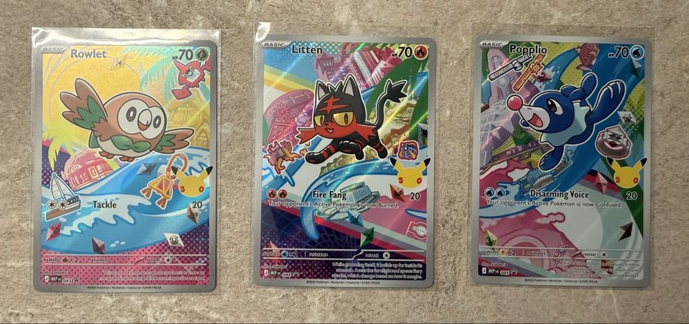 Pokemon Rowlet, Litten, Popplio (Neu (gemäss Beschreibung)) in Lenzburg ...