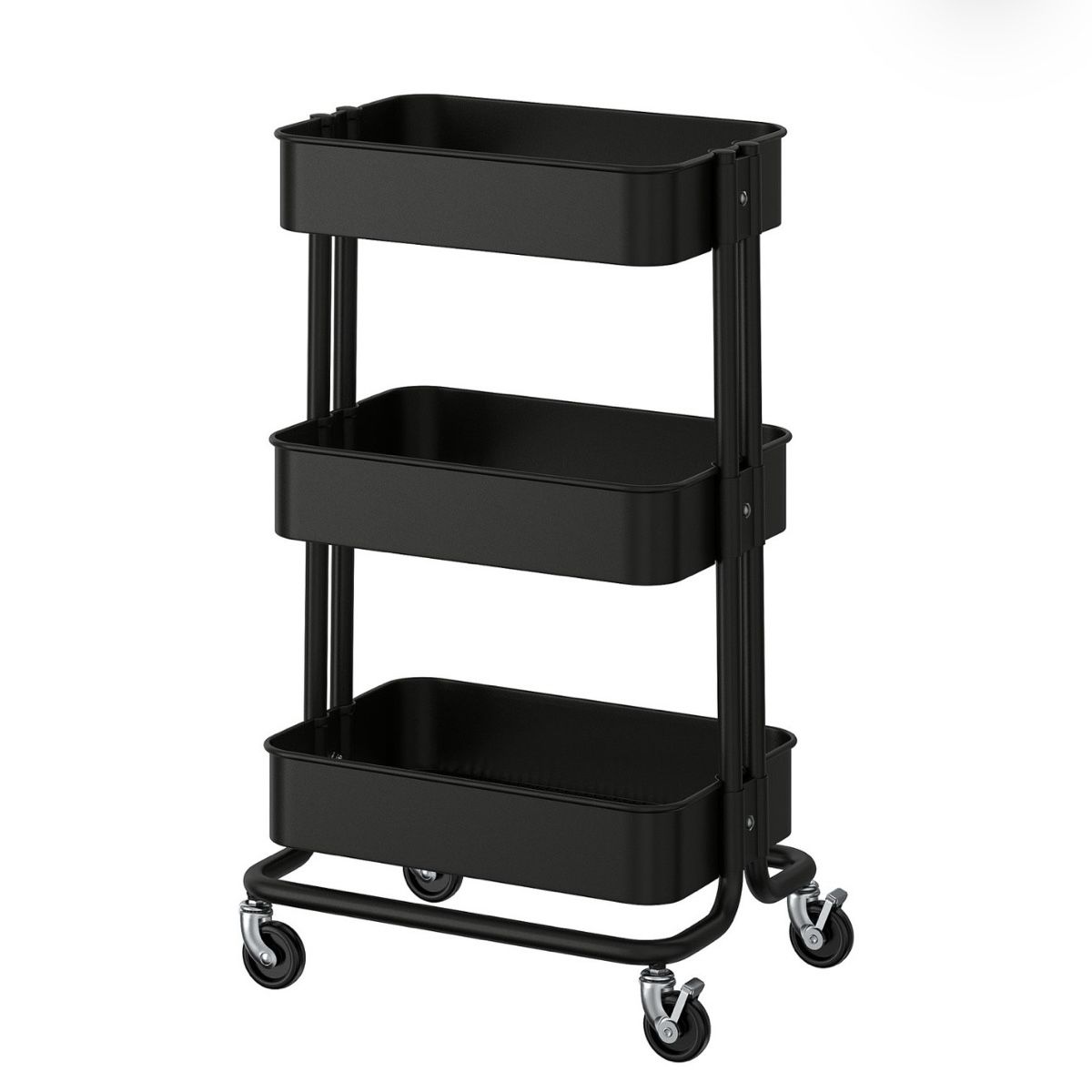 Ikea Möbel & Einrichtung: IKEA RASKOG Trolley Black 35x45x77 cm – Neu (gemäss Beschreibung) aus Effretikon von expiredrice