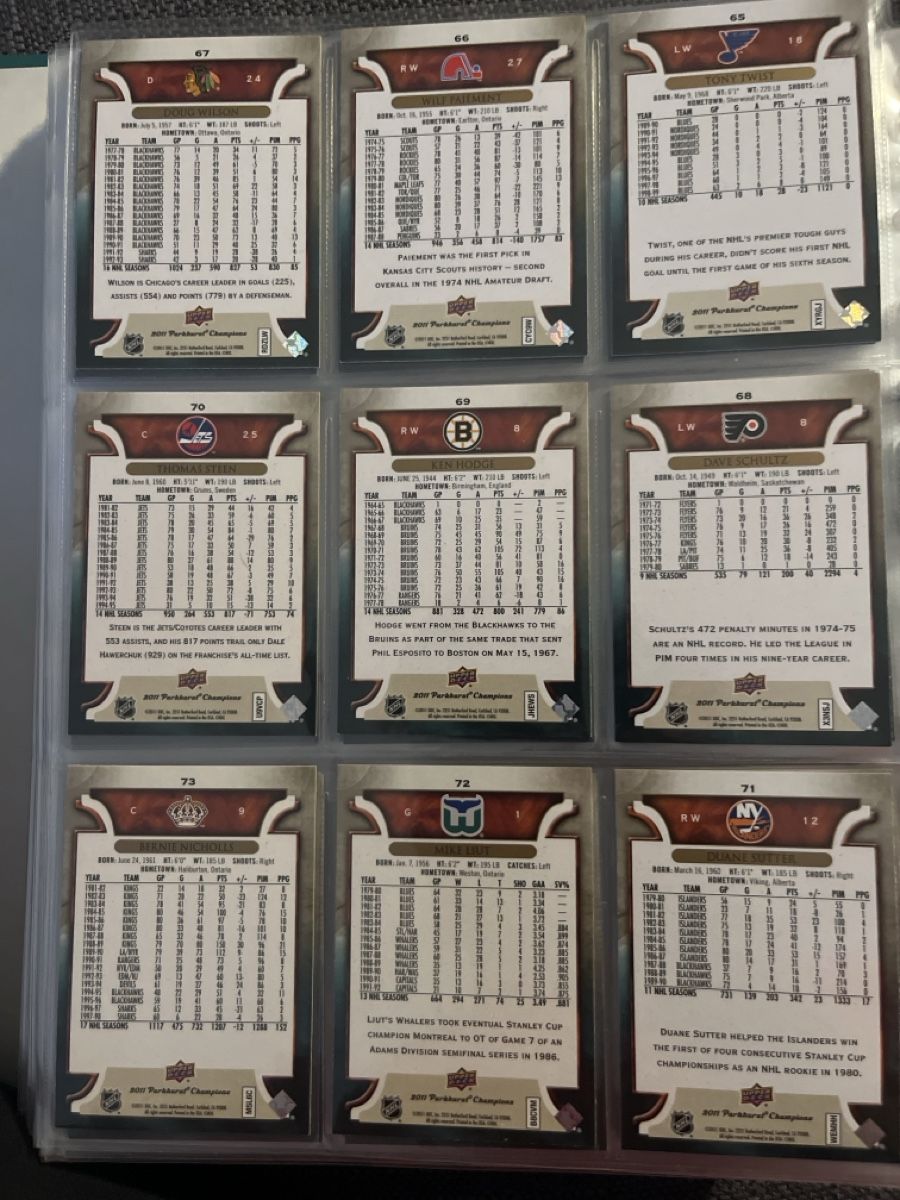 NHL Carte collezionabili: 2011 Parkhurst Champions Trading Cards – Usato da Alterswil FR venduto da fasel11 3