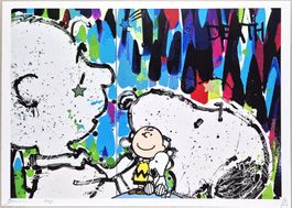 Death NYC Ltd Ed Pop Art Druck " Charlie & Snoopy