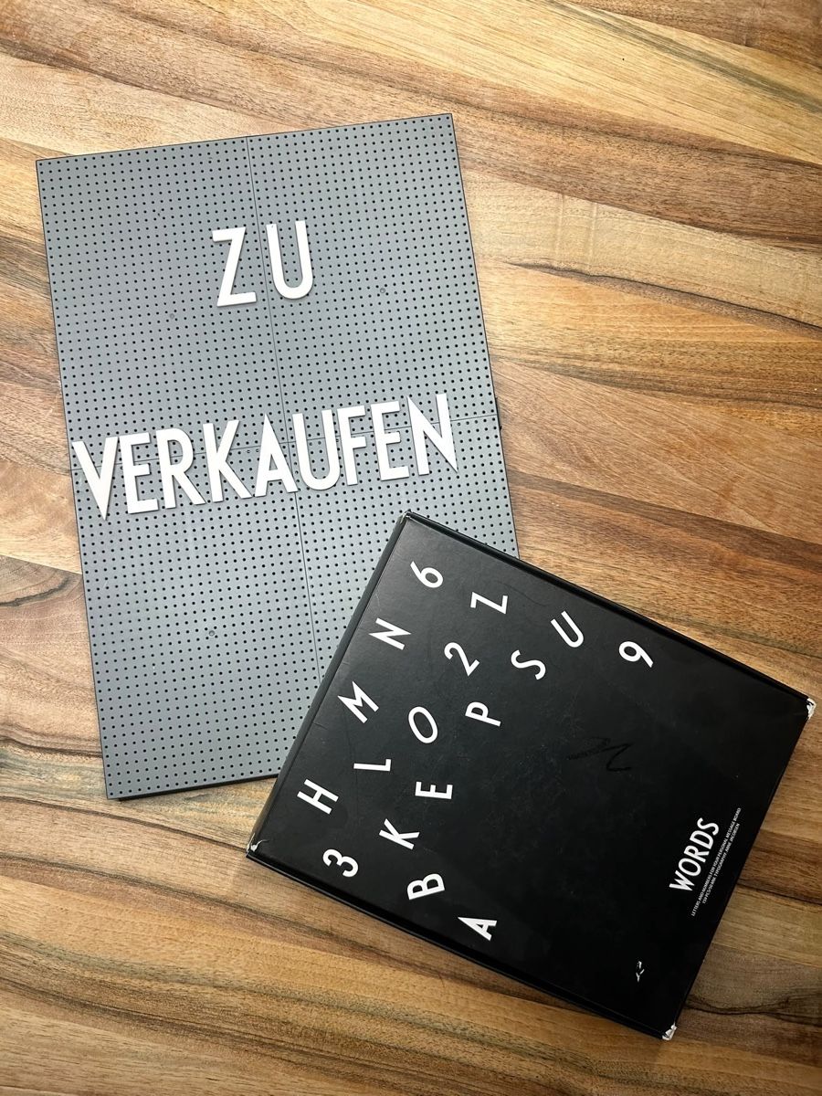 Alle Dekorationen: Messageboard / Buchstabentafel mit grossem Buchstaben-Set – Neu (gemäss Beschreibung) aus Wallisellen von rom_g6yp