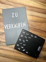 Messageboard / Buchstabentafel mit grossem Buchstaben-Set