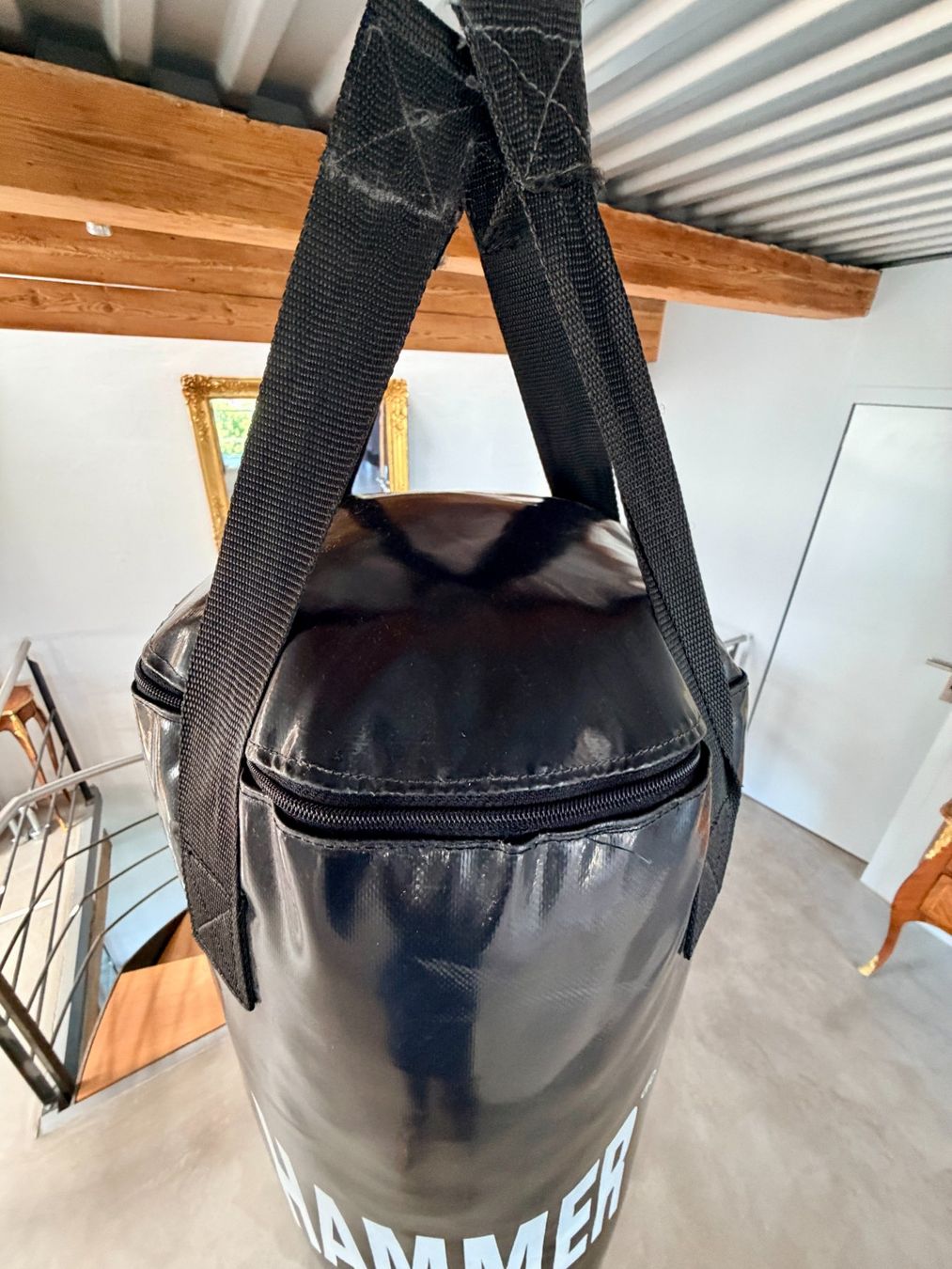 Sacchi da boxe: NA0101 Hammer Boxsack Schwarz ca. 90x33cm – Usato da Horgen venduto da Paintingmaster 8