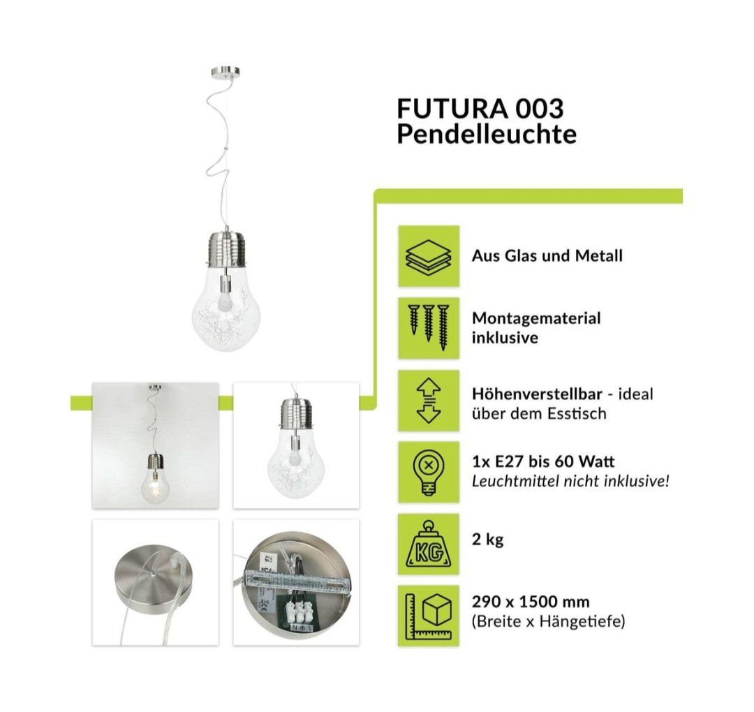 Lampade: Lampada grande di vetro – Usato da Astano venduto da mclotto 1
