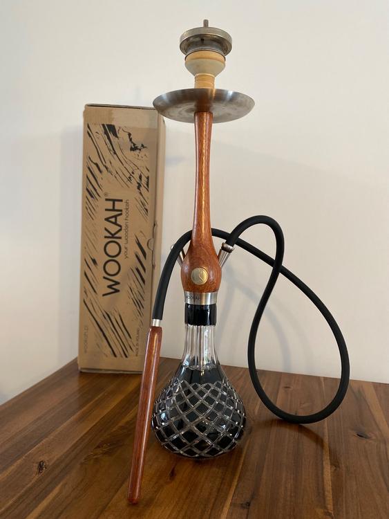 Wookah Shisha Merbau - Check Wasserpfeife Holz Hookah