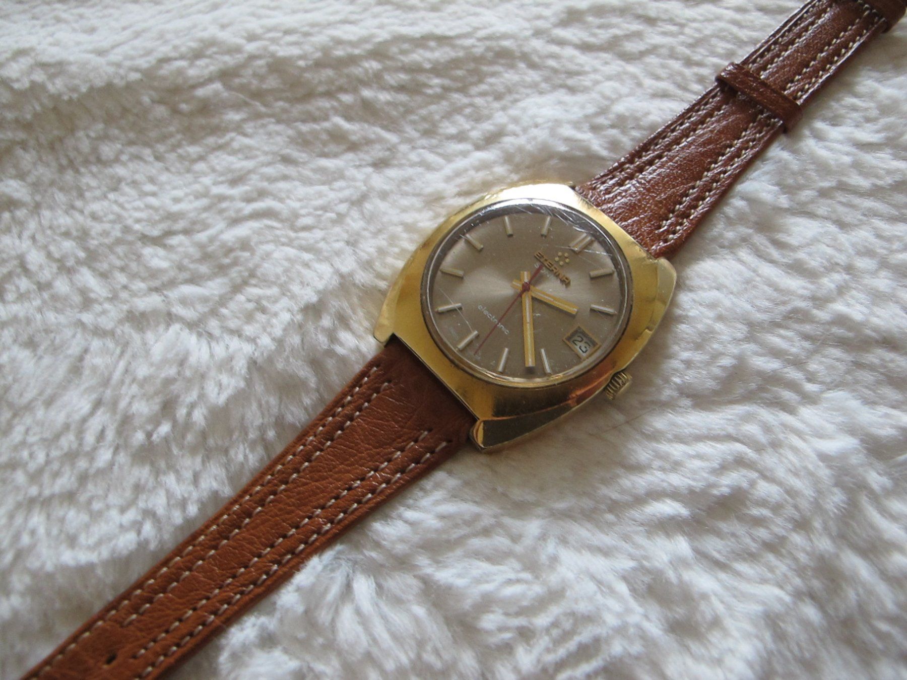 Eterna Orologi: Eterna Sonic Electronic Stimmgabel Herren Läuft Genau – Usato da Altnau venduto da SwissGoldTime 5