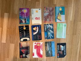 Lot de 18 cartes téléphoniques internationales variées