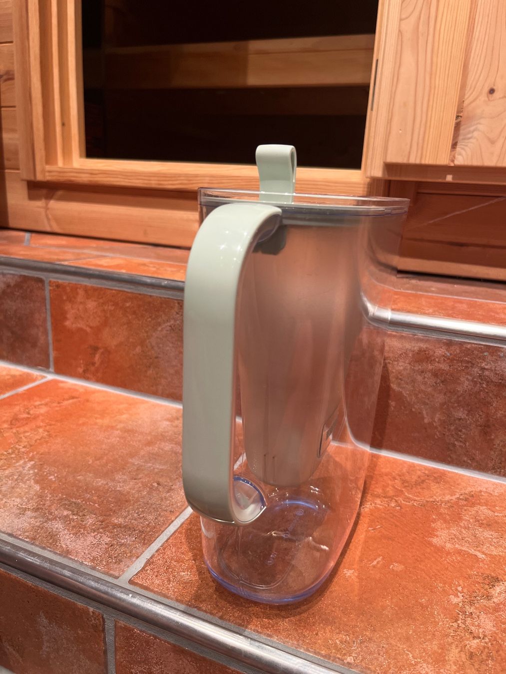 Brita Caraffe: Brita Wasserfilter Kanne Mint transparent – Usato da Rikon im Tösstal venduto da GubMi 2