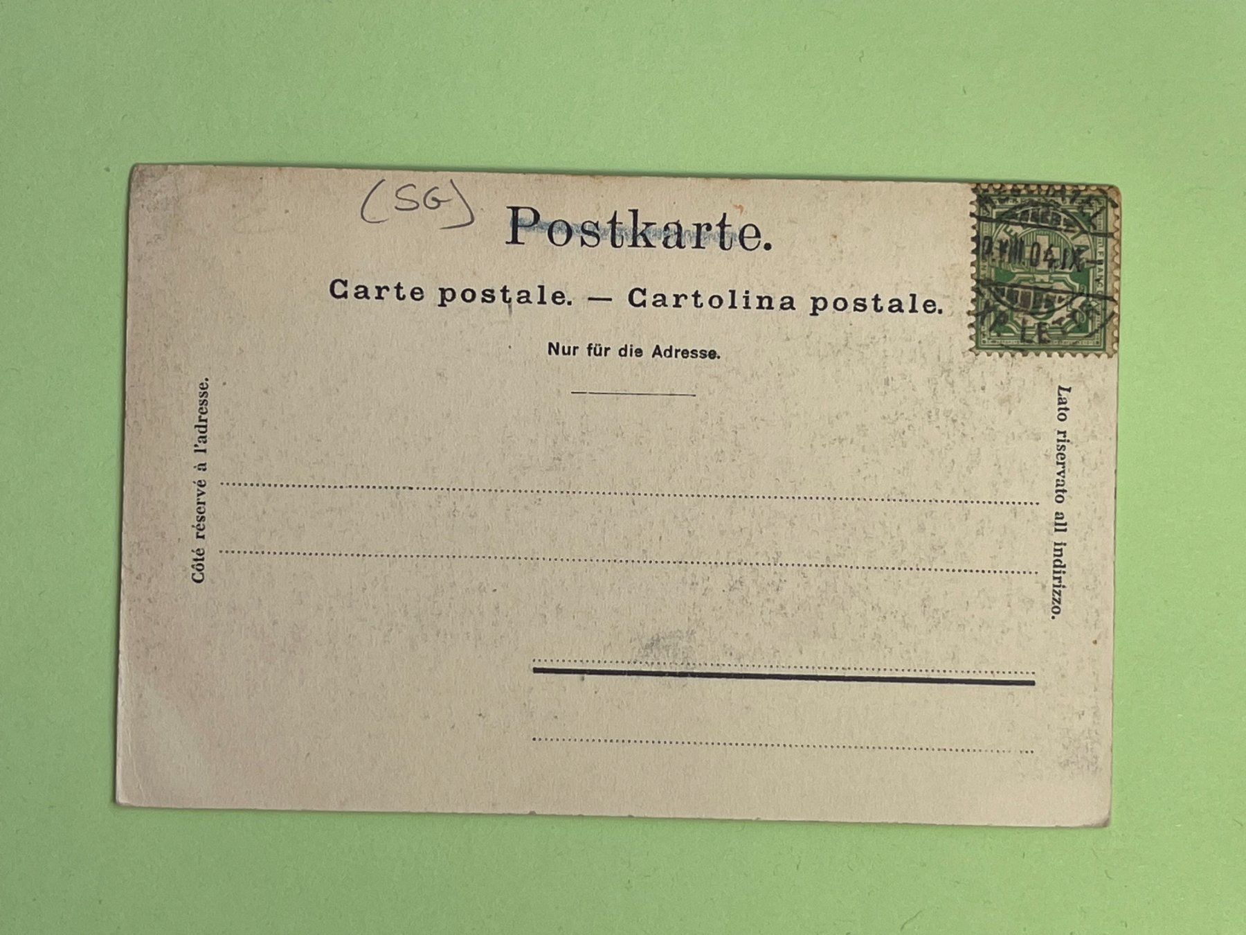 Cartoline postali: Walensee - vor 1904 – Usato da Steg VS venduto da danwer74 1