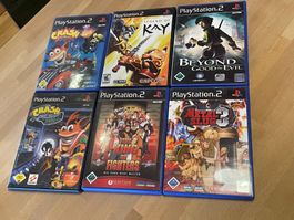 Playstation 2 Spiele Sammlung (6 Stk.) komplett mit Booklets