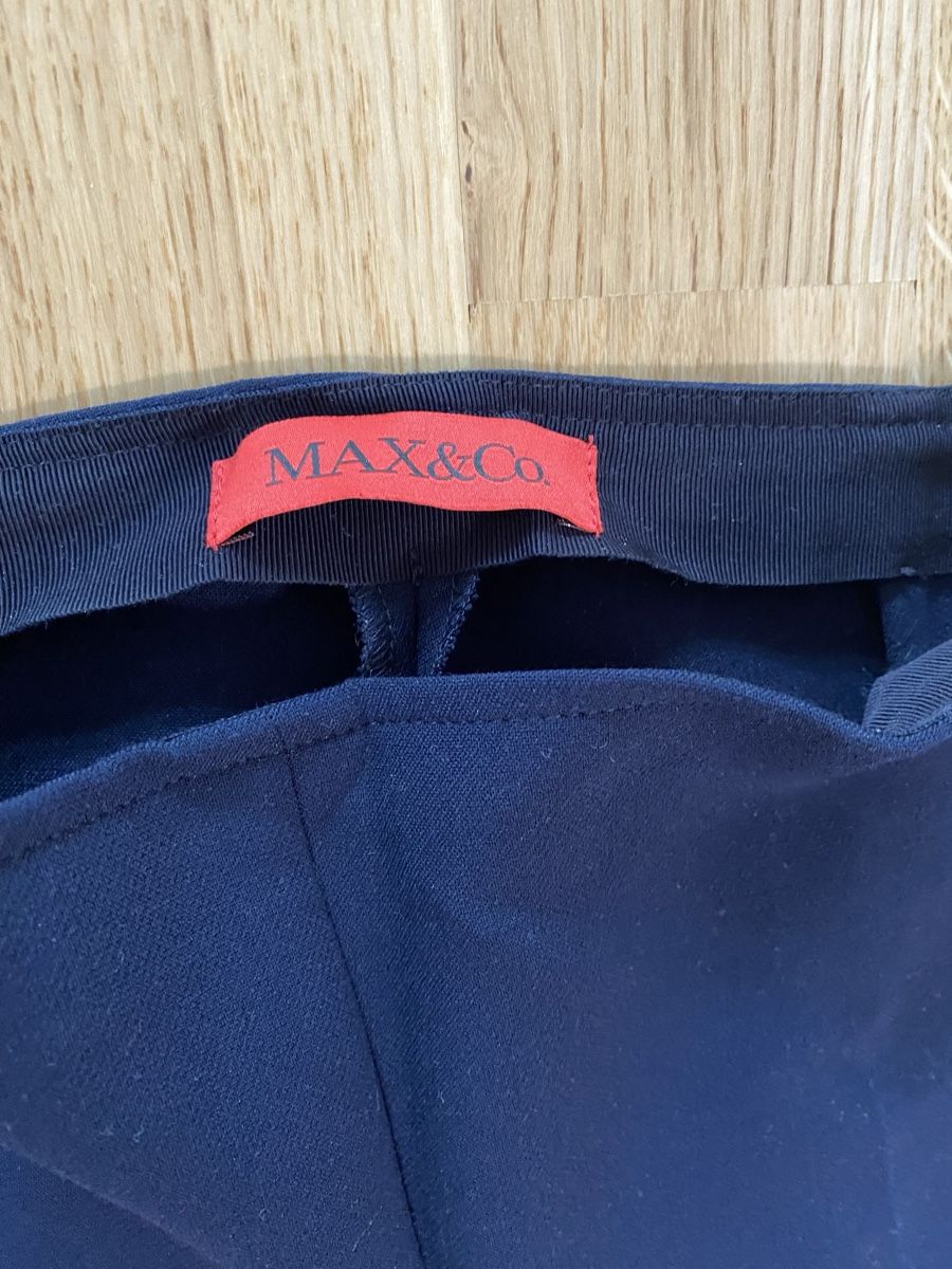 Pantaloni: Max&Co. Trousers, Navy Blue, Flared Cut, Size Small – Usato da Zug venduto da lil_mj92 2