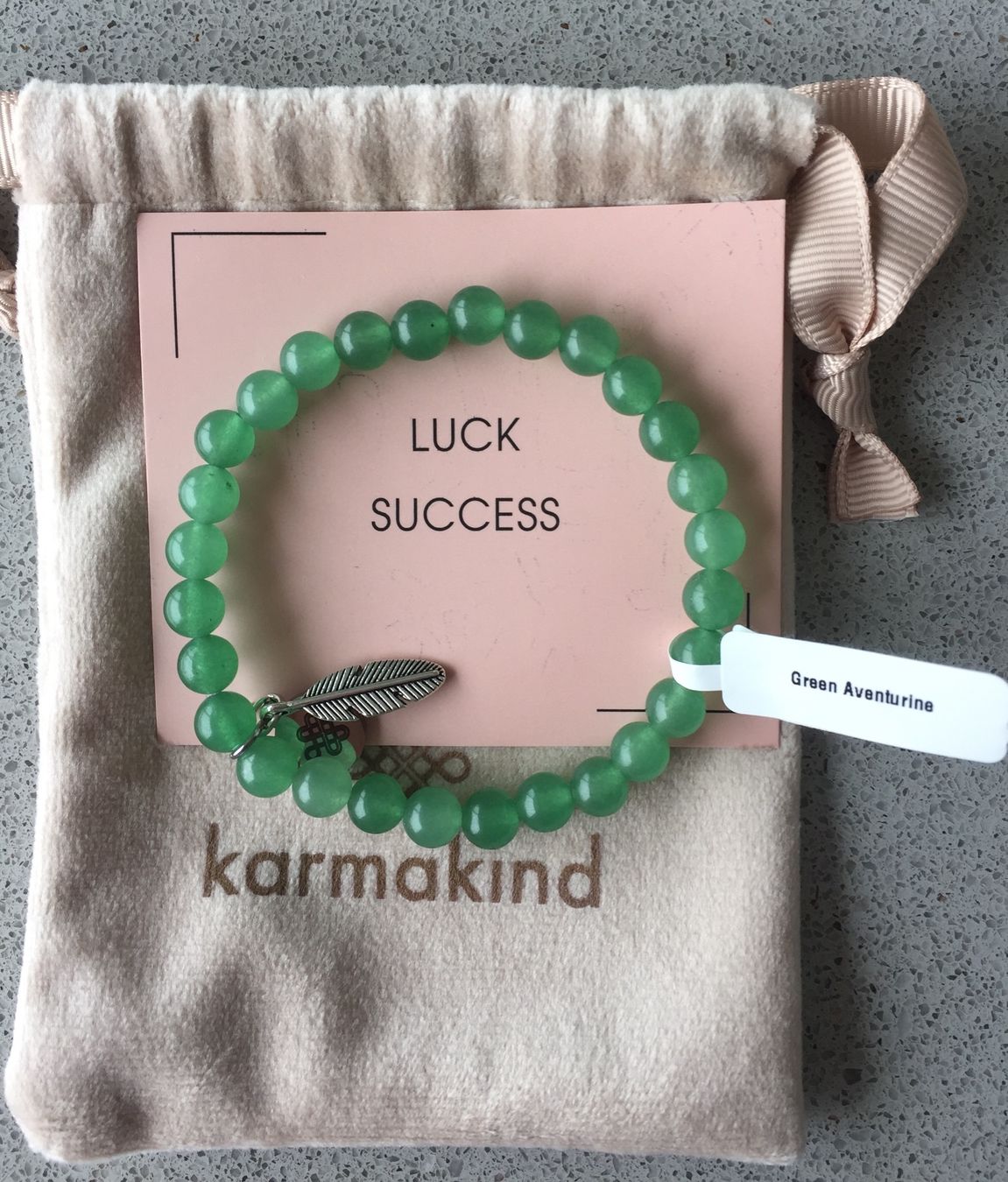 Bracciali & Braccialetti: NEU: Karmakind Aventurin Armband – Nuovo e nell'imballaggio originale da Lachen venduto da mar_ox 1