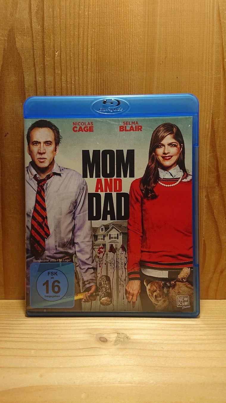 MOM AND DAD Blu Ray mit Nicolas Cage und Selma Blair (Gebraucht) in