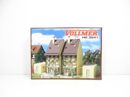 Vollmer H0 3641 Fachwerk Doppelhaus mit Garagen