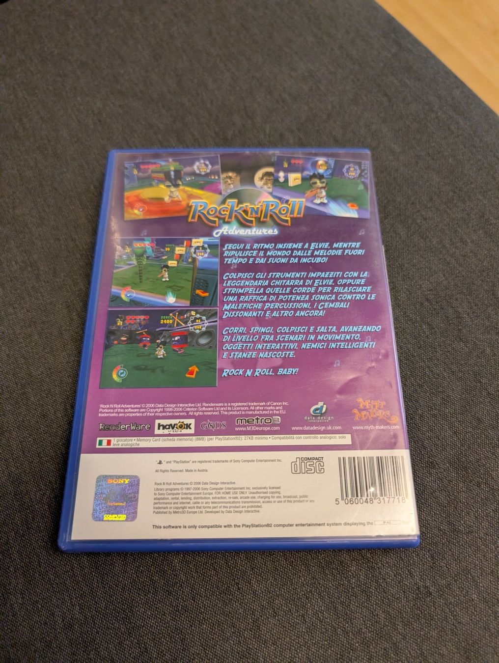 Spiele: Rock n roll adventure Sony playstation 2 – Gebraucht aus Giubiasco von Ticinerd 1