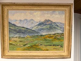 Erismann, Friedrich Johann, 1911-1995 Blich auf die Alpen