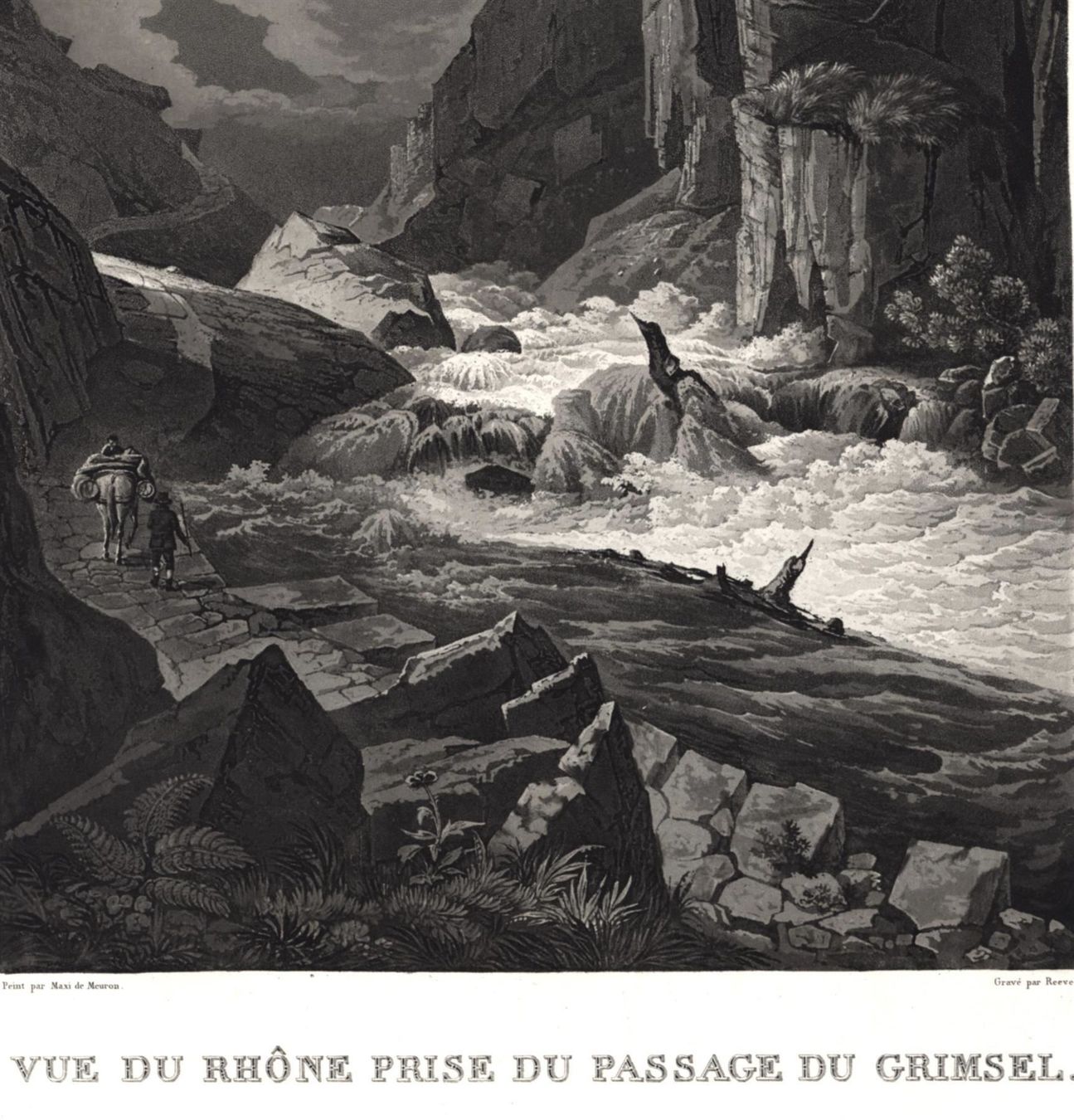 Stiche: Grimsel Rhone von De Meuron – Gebraucht aus Rafz von Helvet32 1