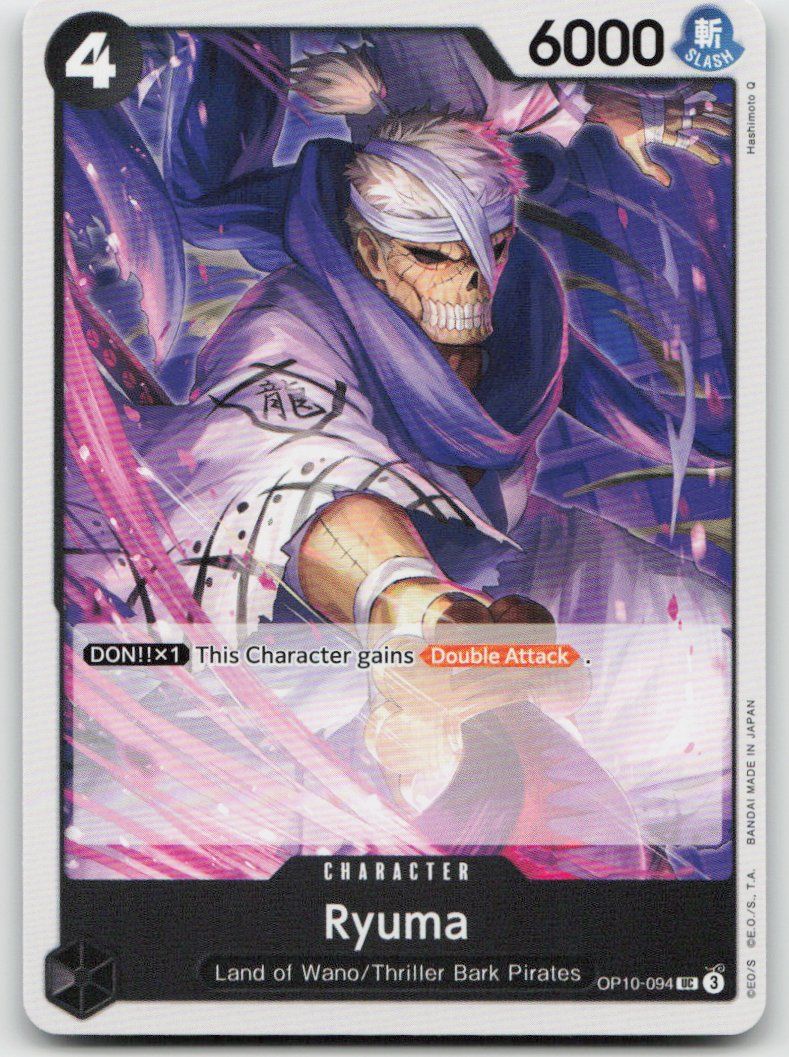 Bandai Carte collezionabili: One Piece Ryuma OP10-094 UC – Usato da Lugano venduto da VlaseCard