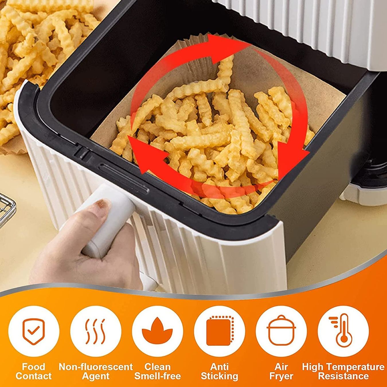 12 Stück Magnetische Backpapier Halter - Silikon Schnallen Für Airfryer Heißluftfritteuse
